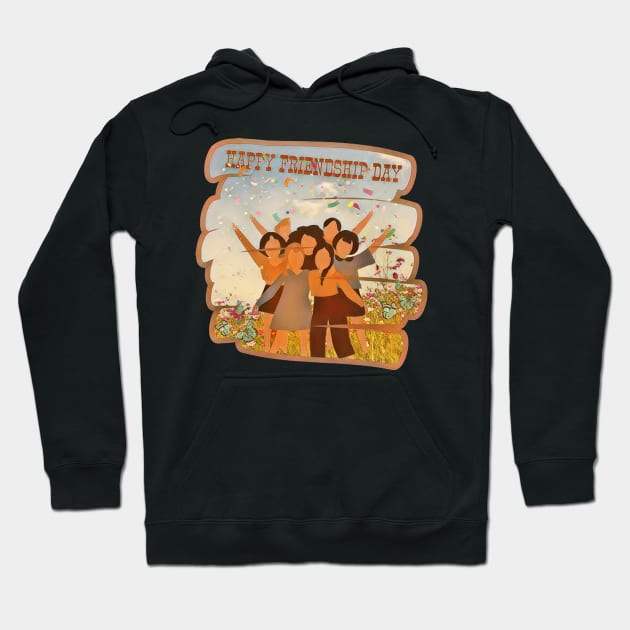 International Friendship Day Hoodie by Pris25